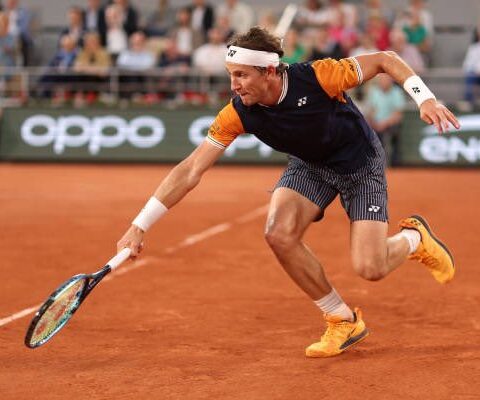 Roland Garros: Casper Ruud Denies Holger Rune’s Fightback To Reach back to back semis