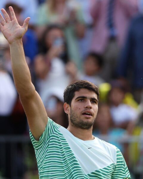 Carlos Alcaraz Reaches Eight Semi-finals of the season after beating Grigor Dimitrov at the Cinch Championships