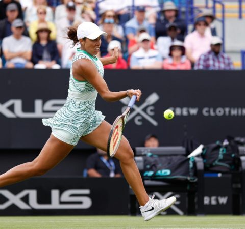 Madison Keys overcomes injury scare to beat Coco Gauff at Eastbourne