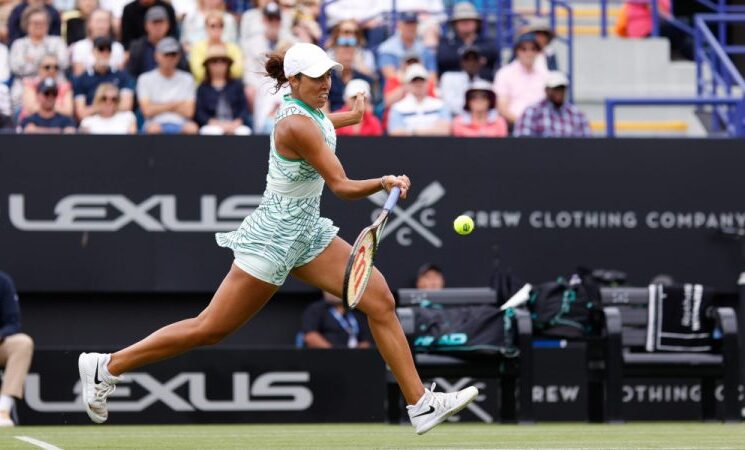 Madison Keys overcomes injury scare to beat Coco Gauff at Eastbourne