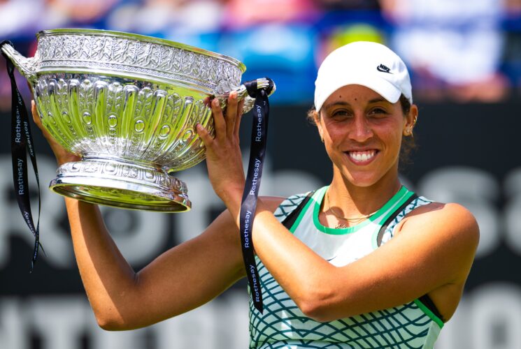 Madison Keys Clinched her seventh career title after beating Daria Kasatkina in straight sets at Eastbourne