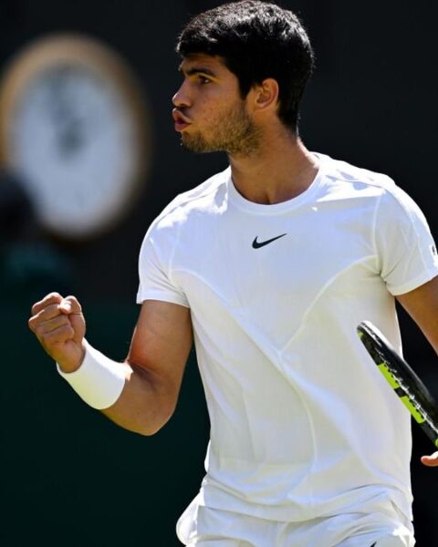 Wimbledon: Carlos Alcaraz holds off Nicolas Jarry’s Challenge to reach fourth round 