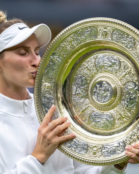 Wimbledon: Unseeded Marketa Vondrousova defeats Ons Jabeur to win first Grand Slam title