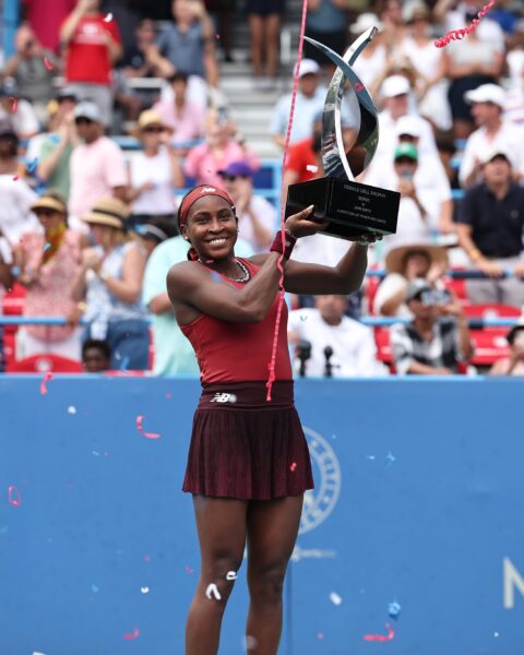 Gauff defeats Sakkari to win Washington D.C. title