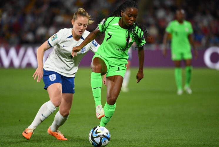 10-Woman Lionesses Defeats Super Falcons To Advance To Quarter Finals 