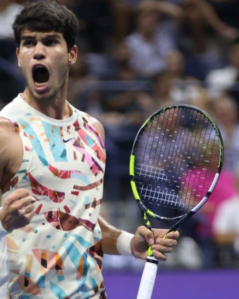 US OPEN: Carlos Alcaraz Continues Title Defence with victory over top-ranked German Alexander Zverev