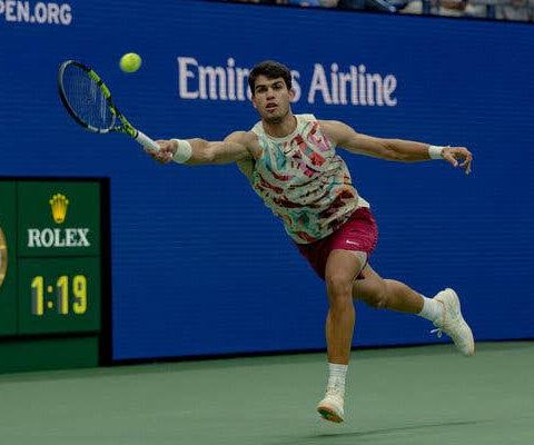 US OPEN: Carlos Alcaraz Moves Past Matteo Arnaldi. to reach quarter finals 