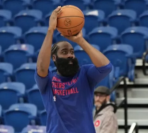 LA Clippers receive James Harden from the Sixers.