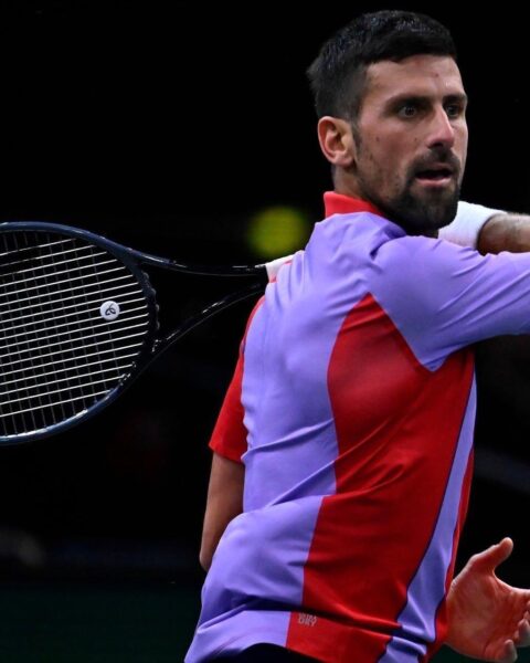 Novak Djokovic Ease Past Tomas Martin Etcheverry to reach last 16 in Paris 