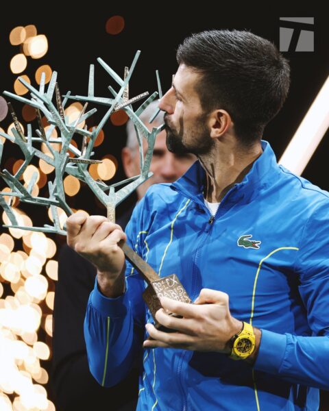 Novak Djokovic Ease Past Grigor Dimitrov in Paris to lift 97th career title 