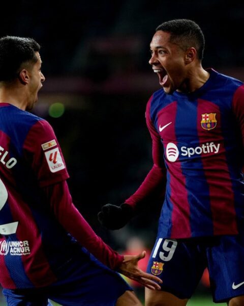 Roque’s debut goal secures maximum points for Barcelona against Osasuna