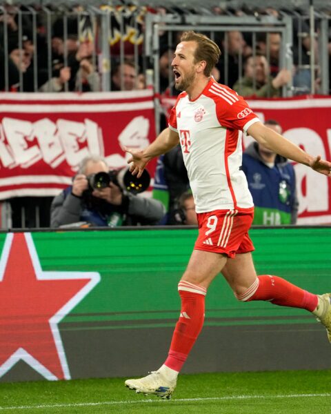 UCL: Kane nets brace as Bayern defeat Lazio to secure quarter-finals spot 