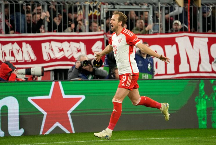 UCL: Kane nets brace as Bayern defeat Lazio to secure quarter-finals spot 