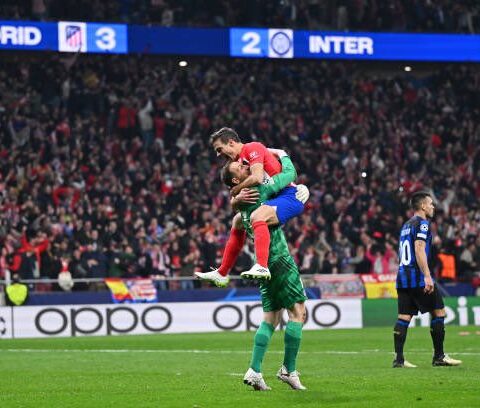 UCL: Atlético Madrid advances to quarter-finals in thrilling penalty victory over Inter Milan