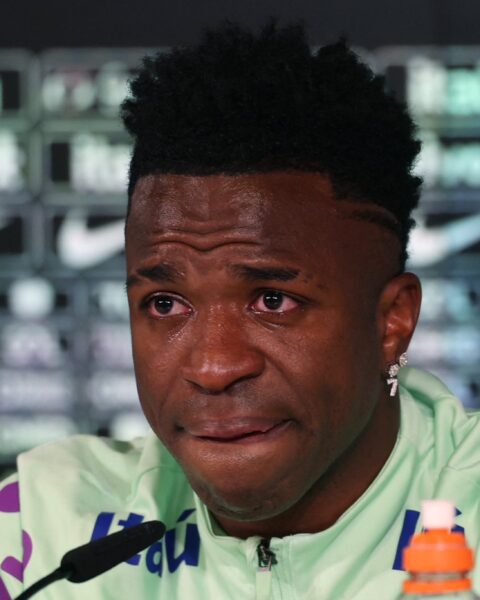 Vinicius tearfully vows to persist amid racism battle