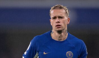 LONDON, ENGLAND – OCTOBER 21:  Mykhailo Mudryk of Chelsea during the Premier League match between Chelsea FC and Arsenal FC at Stamford Bridge on October 21, 2023 in London, England. (Photo by Visionhaus/Getty Images)