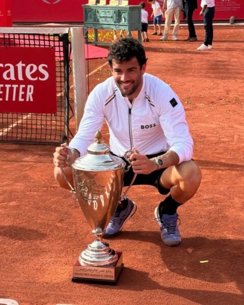 Berrettini ends Baena’s winning run to clinch crown in Marrakech