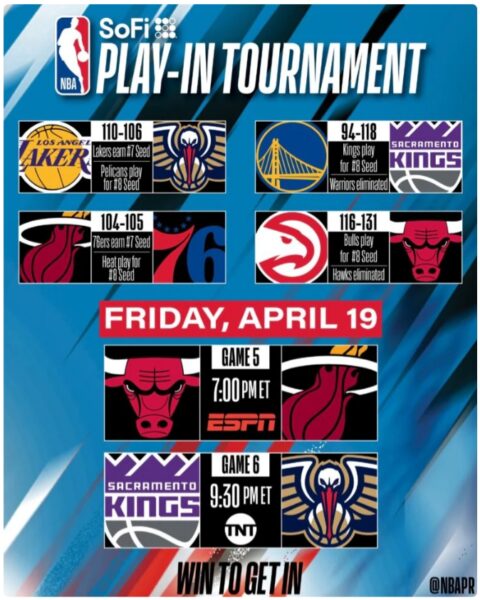 2024 NBA Playoffs: Schedule for Play-In and first round