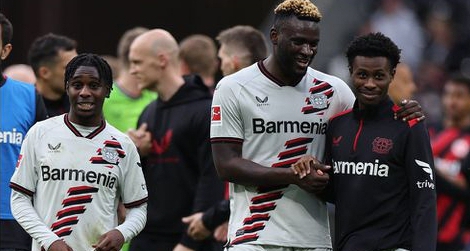 Victor Boniface scores as Bayer Leverkusen extend unbeaten streak to 48 games