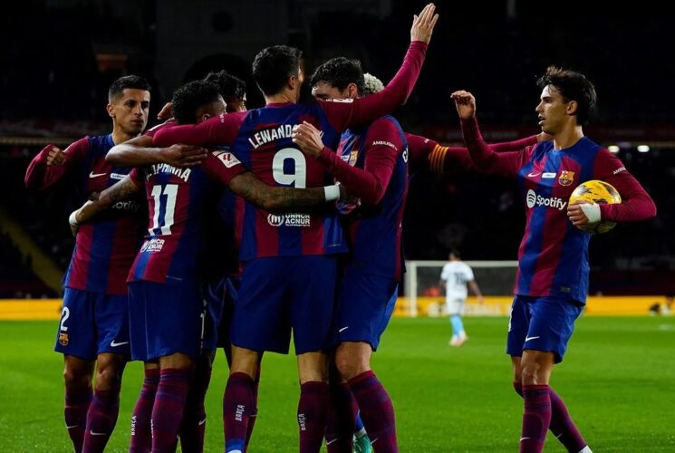 La Liga: Barcelona defeat Sociedad to reclaim second spot 