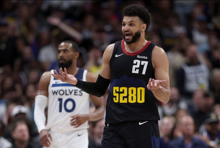 Jamal Murray was fined $100,000 for throwing things on the court.