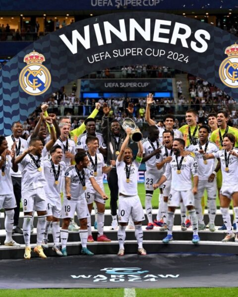 Real Madrid wins UEFA Super Cup, sets new records