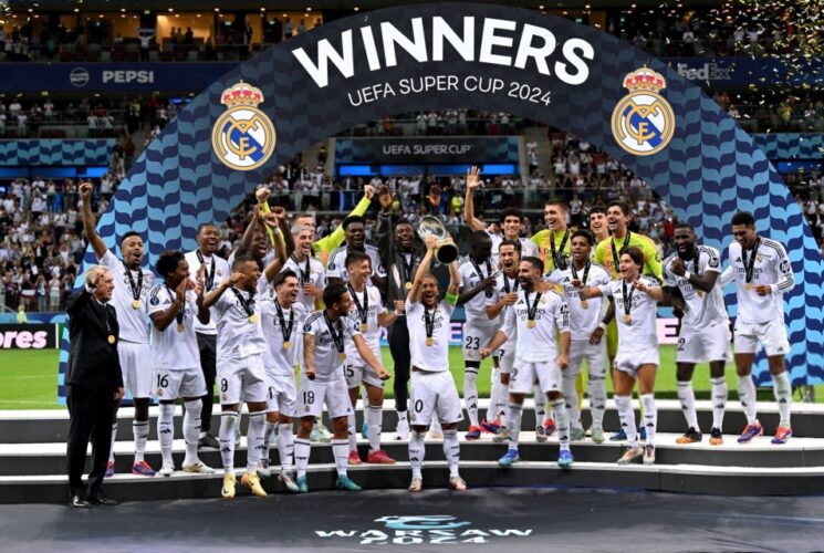 Real Madrid wins UEFA Super Cup, sets new records