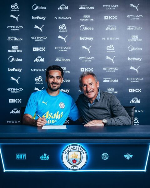 Gundogan rejoins Man City for free from Barcelona