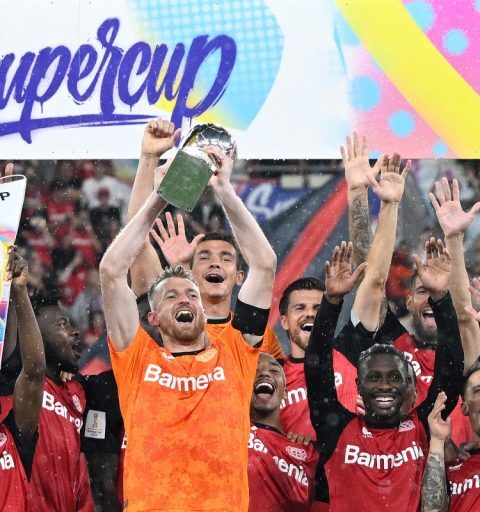 Bayer Leverkusen leaves it late to win DFL Super Cup