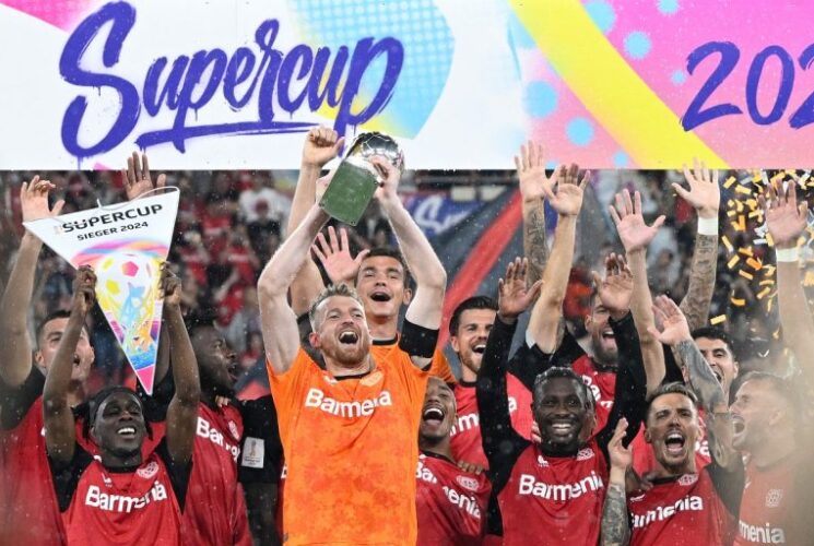 Bayer Leverkusen leaves it late to win DFL Super Cup