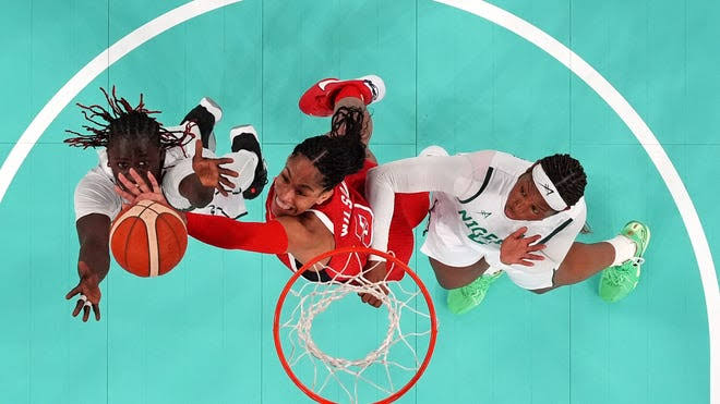 U.S Women’s Basketball Team Dominates Nigeria’s D’Tigress in the Olympic Quarterfinals