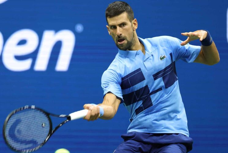 Djokovic reaches third round as Djere retires