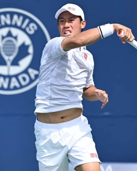 Nishikori upsets Tsitsipas to enter round 16 in Montreal