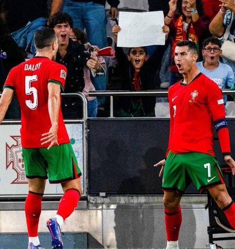 Ronaldo strikes late to secure Portugal’s victory over Scotland