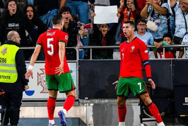 Ronaldo strikes late to secure Portugal’s victory over Scotland