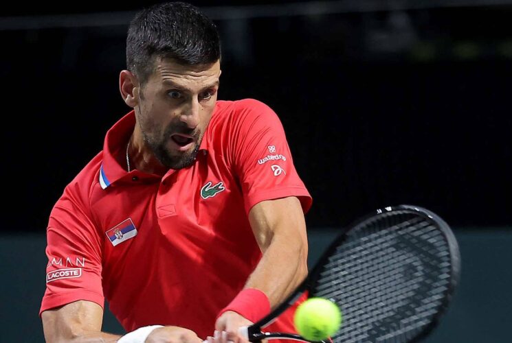 Djokovic wins first match since US Open, puts Serbia in a commending 2-0 lead against Greece