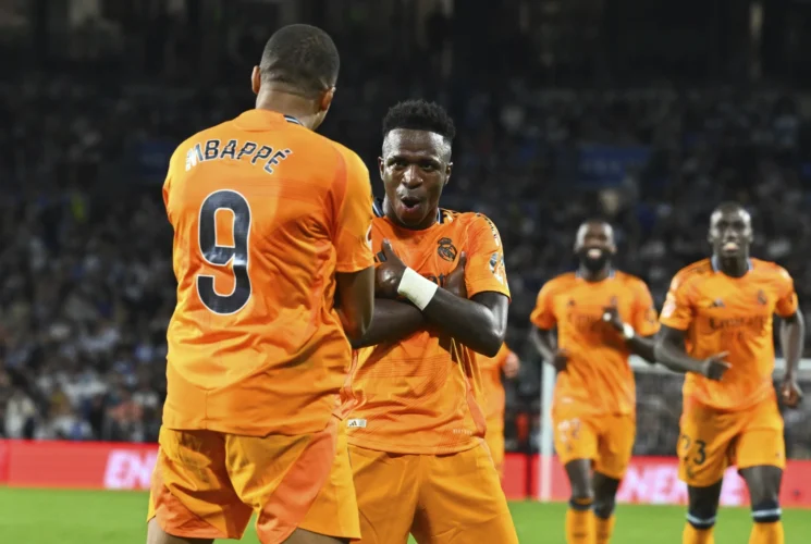 Vinicius and Mbappe score penalties in Madrid away win over Sociedad