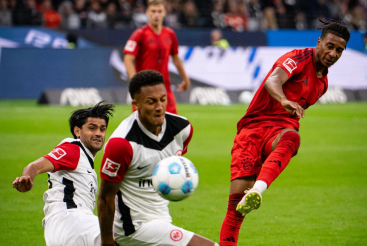 Bayern drops points again in entertaining draw at Frankfurt