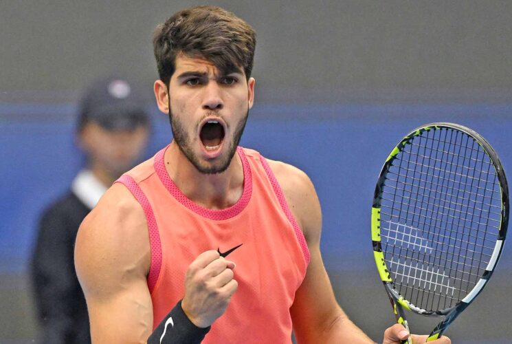 China Open: Alcaraz beats Medvedev in straight sets to reach first final