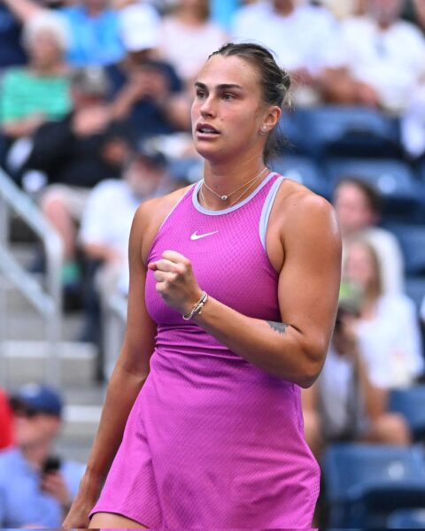 Sabalenka overcomes slow start to reach quarter finals