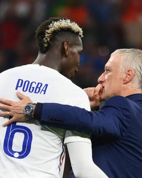 France boss offers support to Pogba on ban reduction