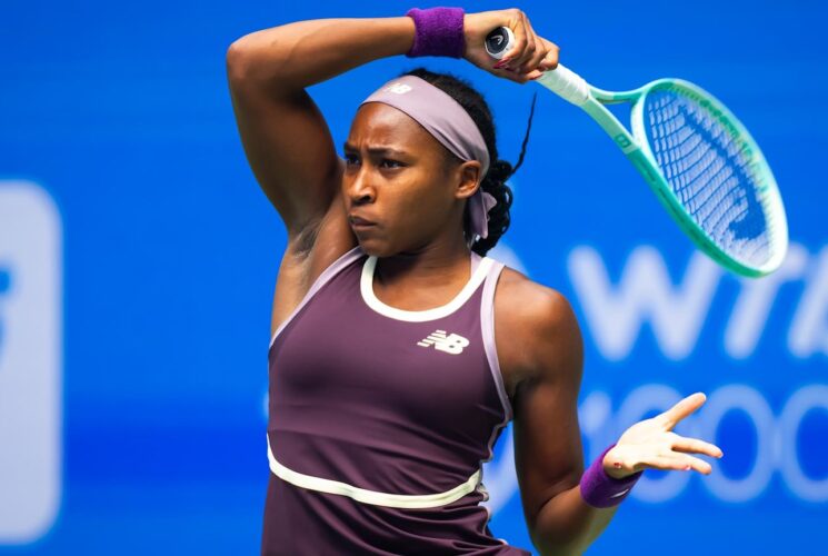 Coco Gauff beats Magda Linette to reach Wuhan’s last four