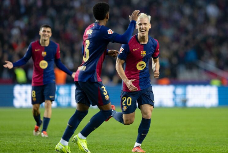 Barcelona claim derby victory against Espanyol