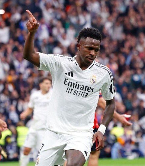 Vinicius hat-trick marks Madrid’s return to winning ways