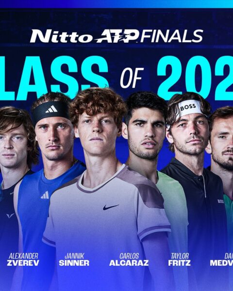 ATP Finals draws: Sinner, Medvedev in same group, Alcaraz Zverev headlines the other