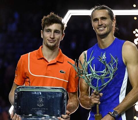 Humbert elated despite Paris Masters final loss to Zverev