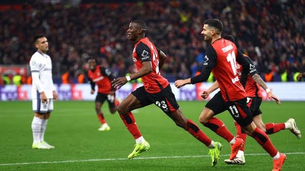 Mukiele’s late goal gives Leverkusen edge over Inter