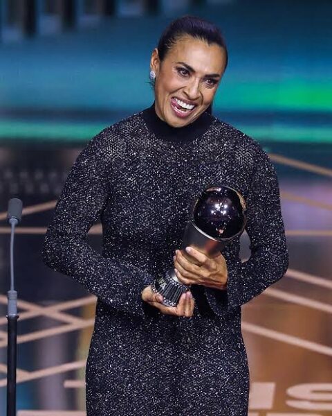 FIFA honours Marta with the first-ever Marta Award