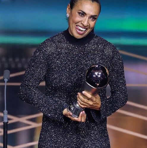 FIFA honours Marta with the first-ever Marta Award