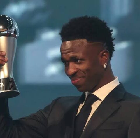 Vinicius named FIFA Best Men’s Player of the Year